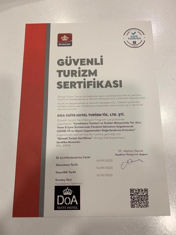 Doa Suite Hotel Trabzon Zewnętrze zdjęcie